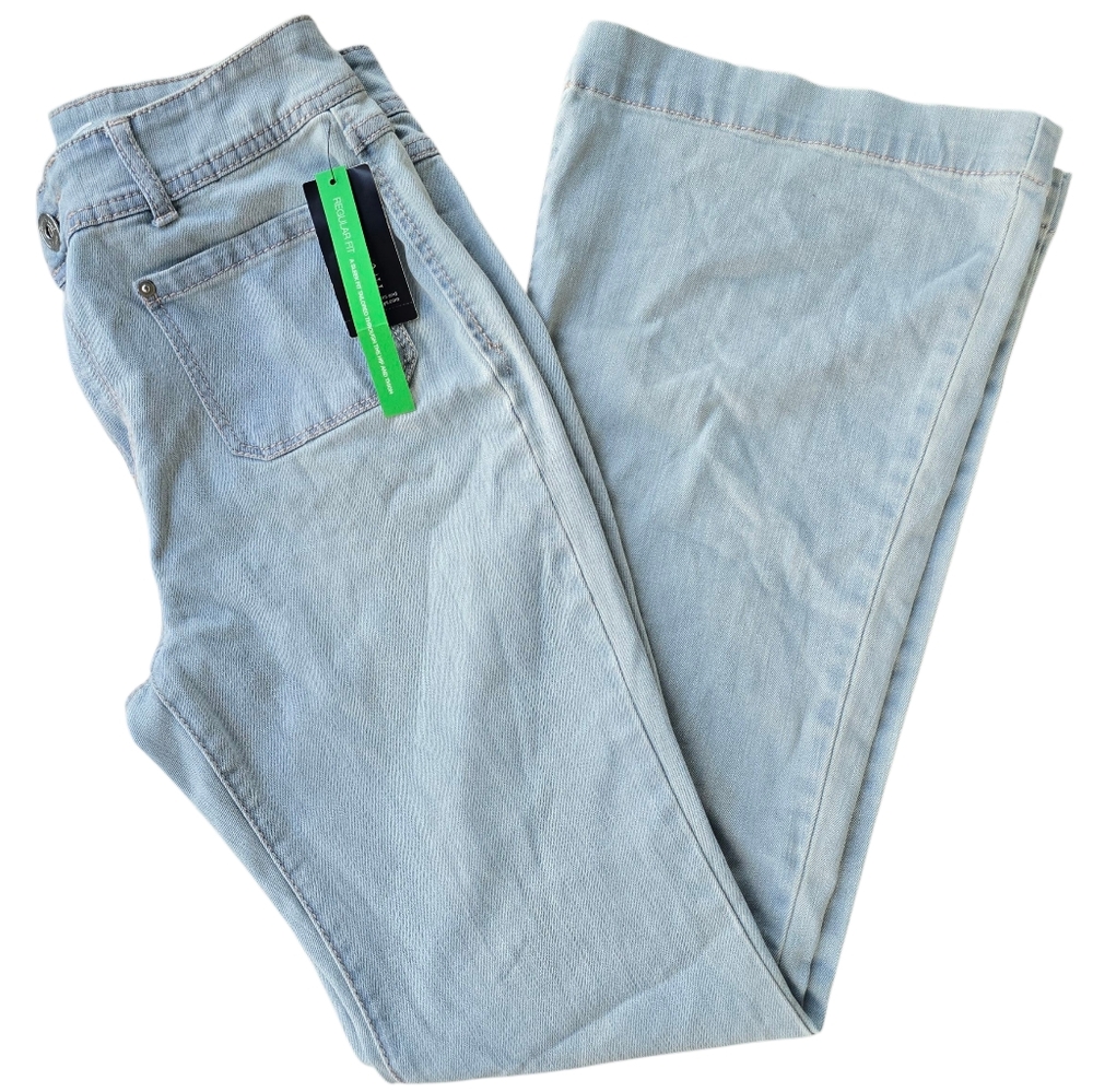 International Concepts Light Blue Flare Women Jeans Size 6 NWT